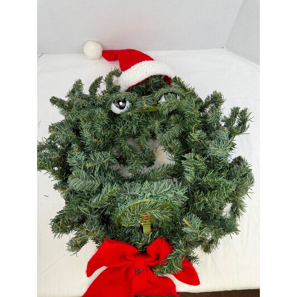 Vintage Gemmy The Original‎ Talking Wreath - Tested and Working